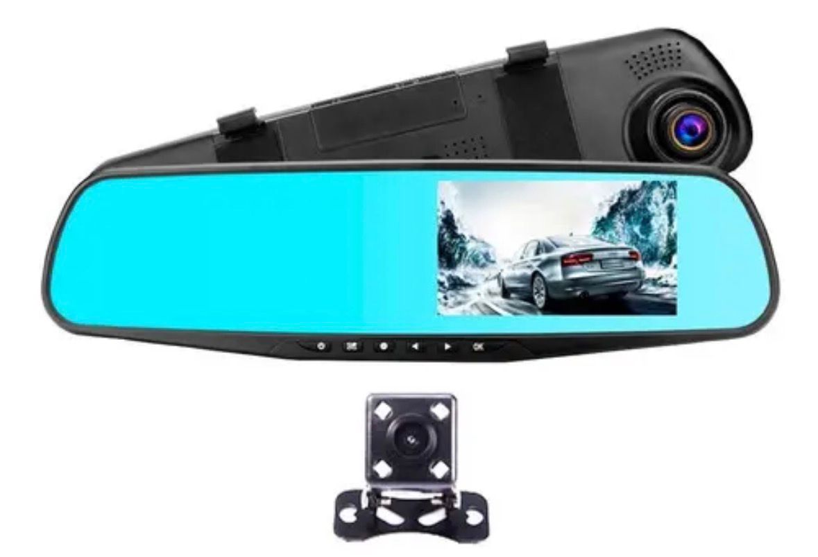 Espejo Retrovisor Camara Dual Carro