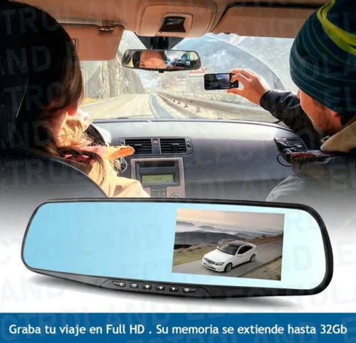 Espejo Retrovisor Camara Dual Carro